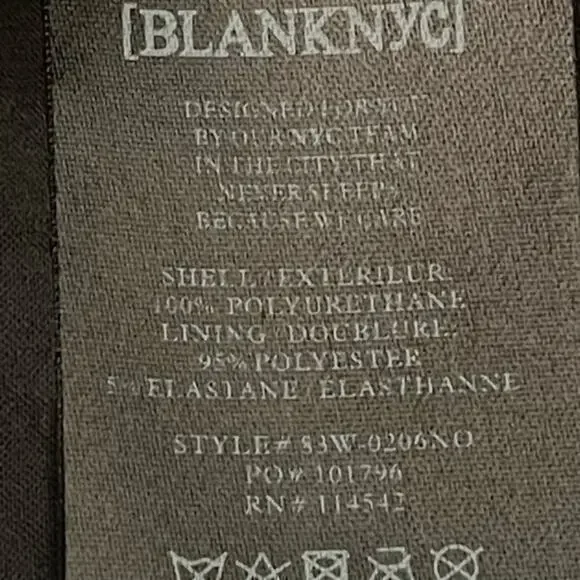 Blank NYC Vegan Leather Black Sequined Mini Skirt Size S - Picture 8 of 10